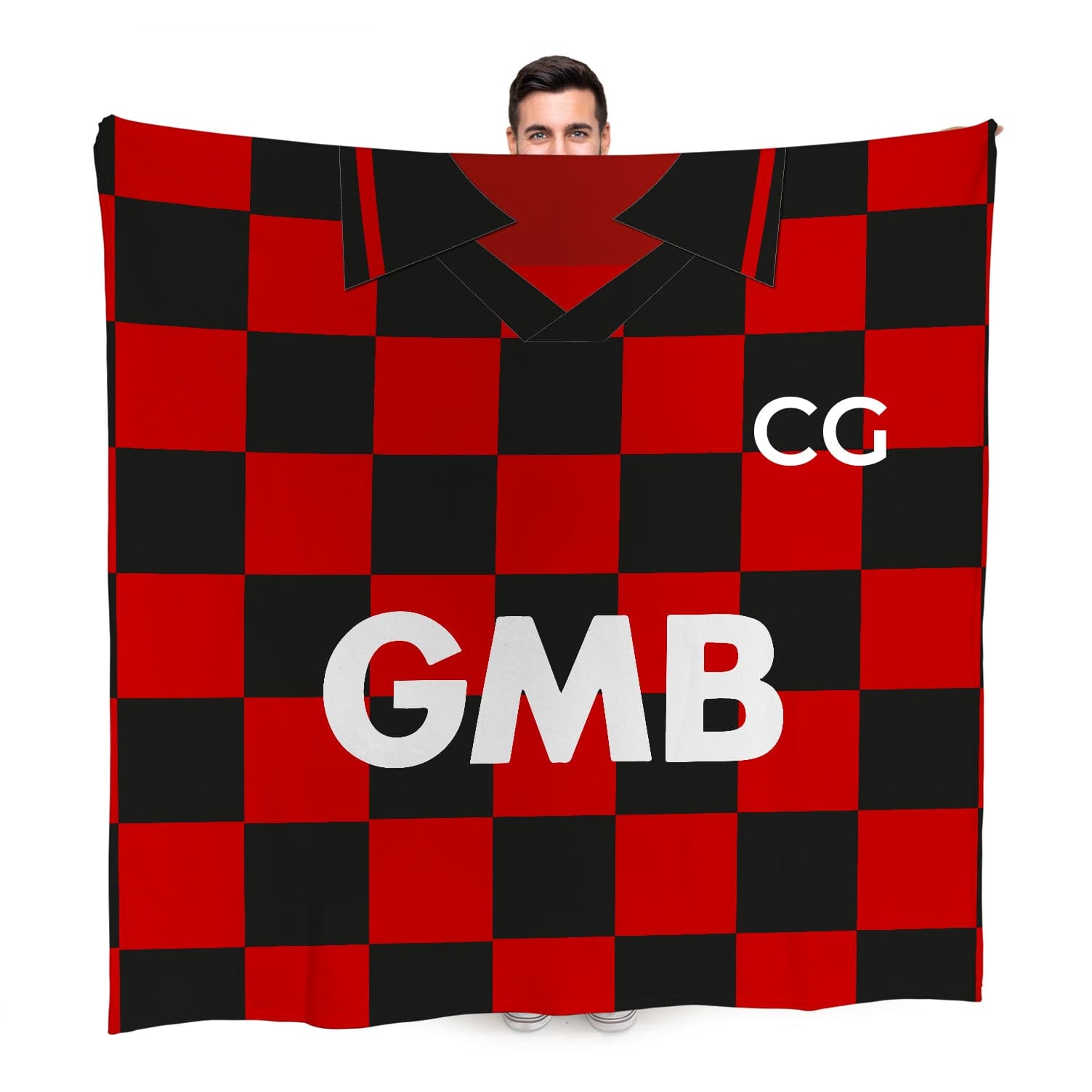 Fulham -1996 - AWAY Shirt - Personalised Retro Fleece Blanket