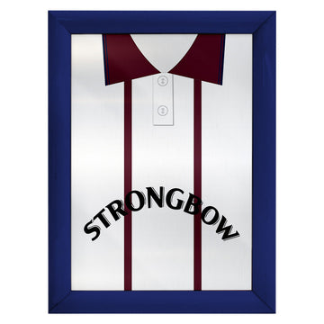 Heart of Midlothian Retro 1994 Away Shirt - A4 Personalised Metal Sign Plaque - Frame Options Available