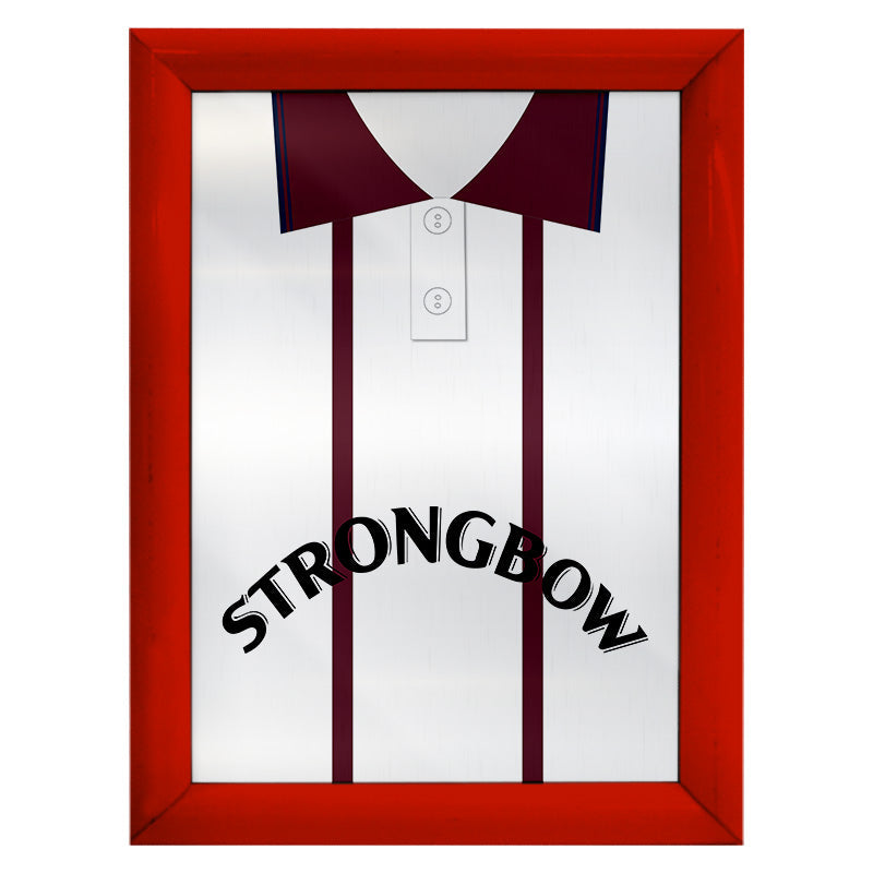 Hearts 1994 Away Shirt - A4 Personalised Metal Sign Plaque