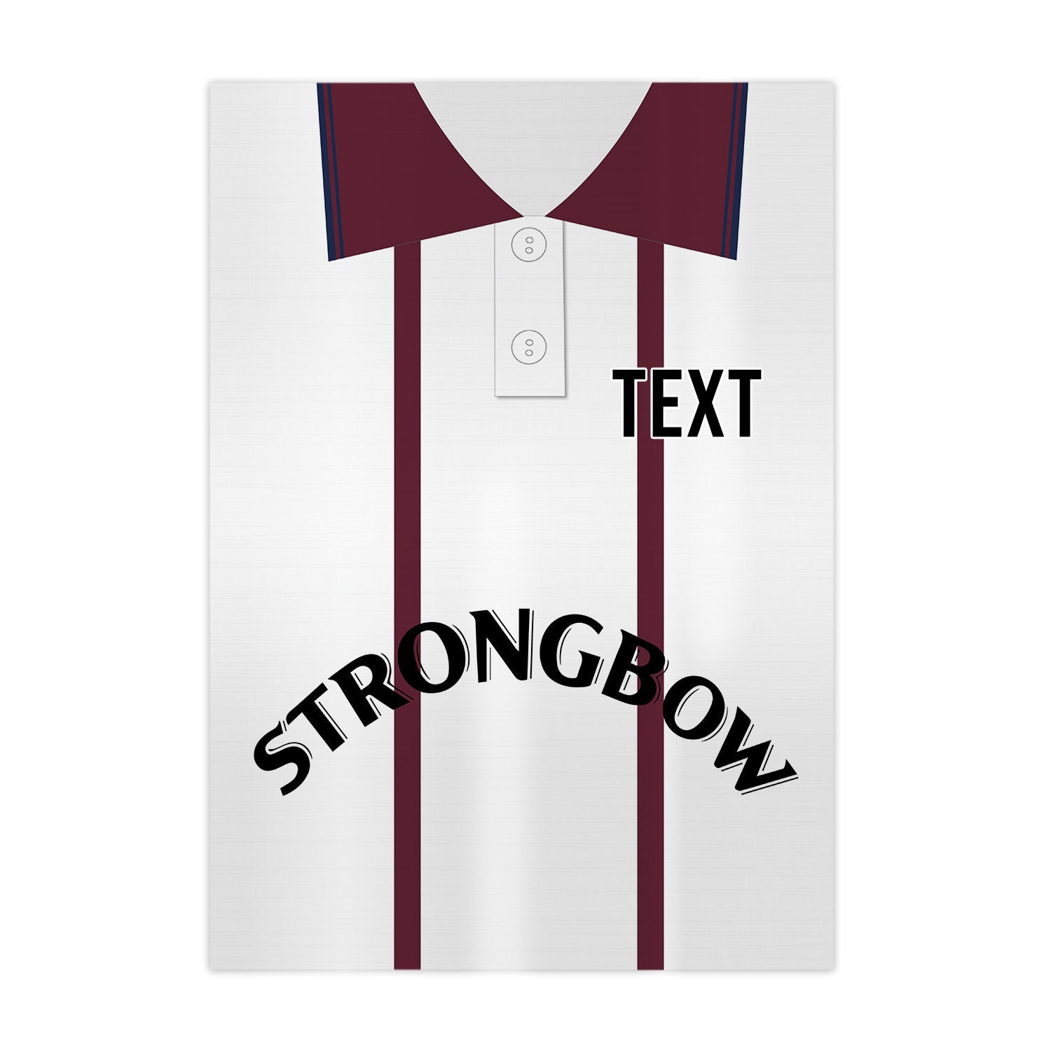 Hearts 1994 Away Shirt - A4 Personalised Metal Sign Plaque