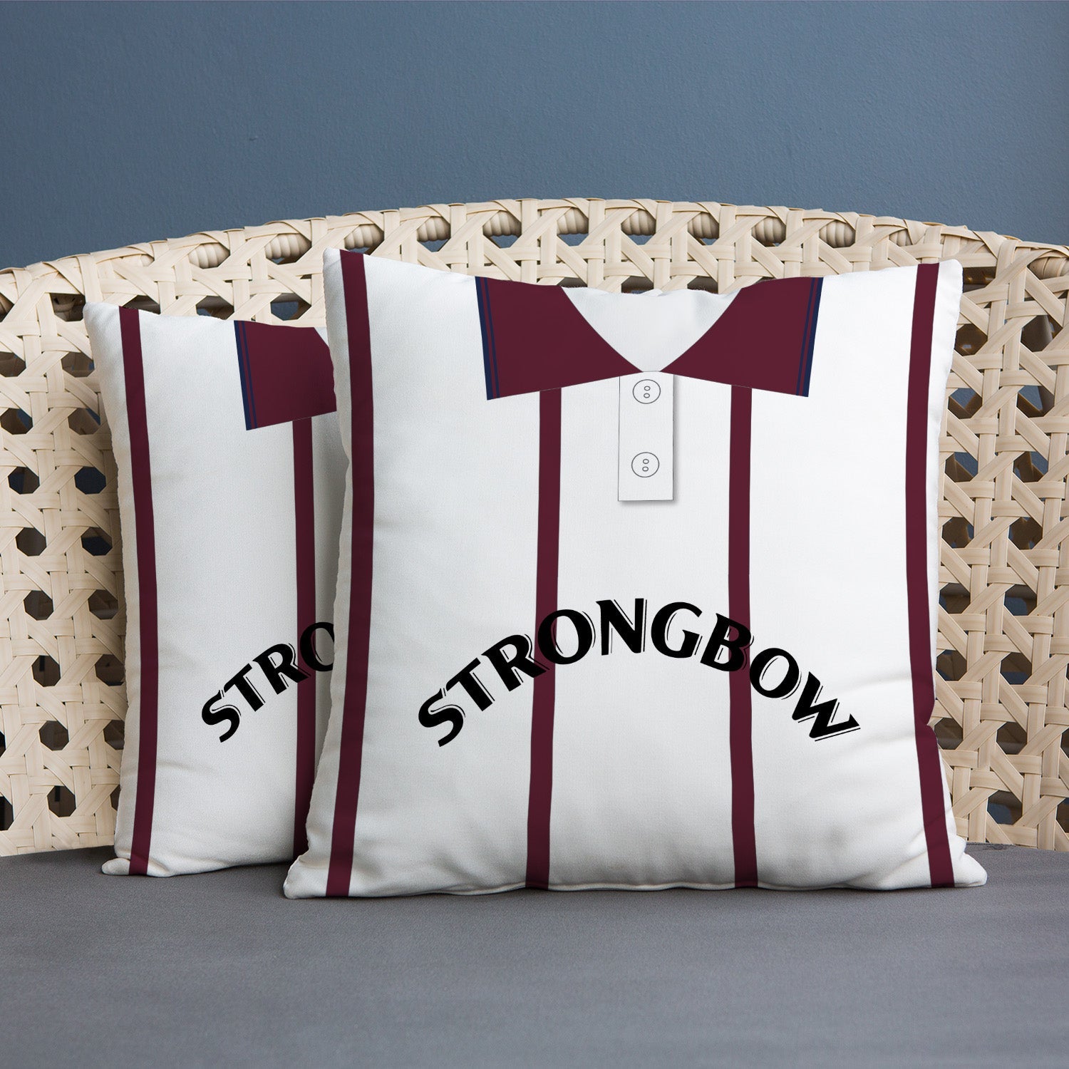 Hearts 1994 Away Shirt - 45cm or 61cm Retro Cushion