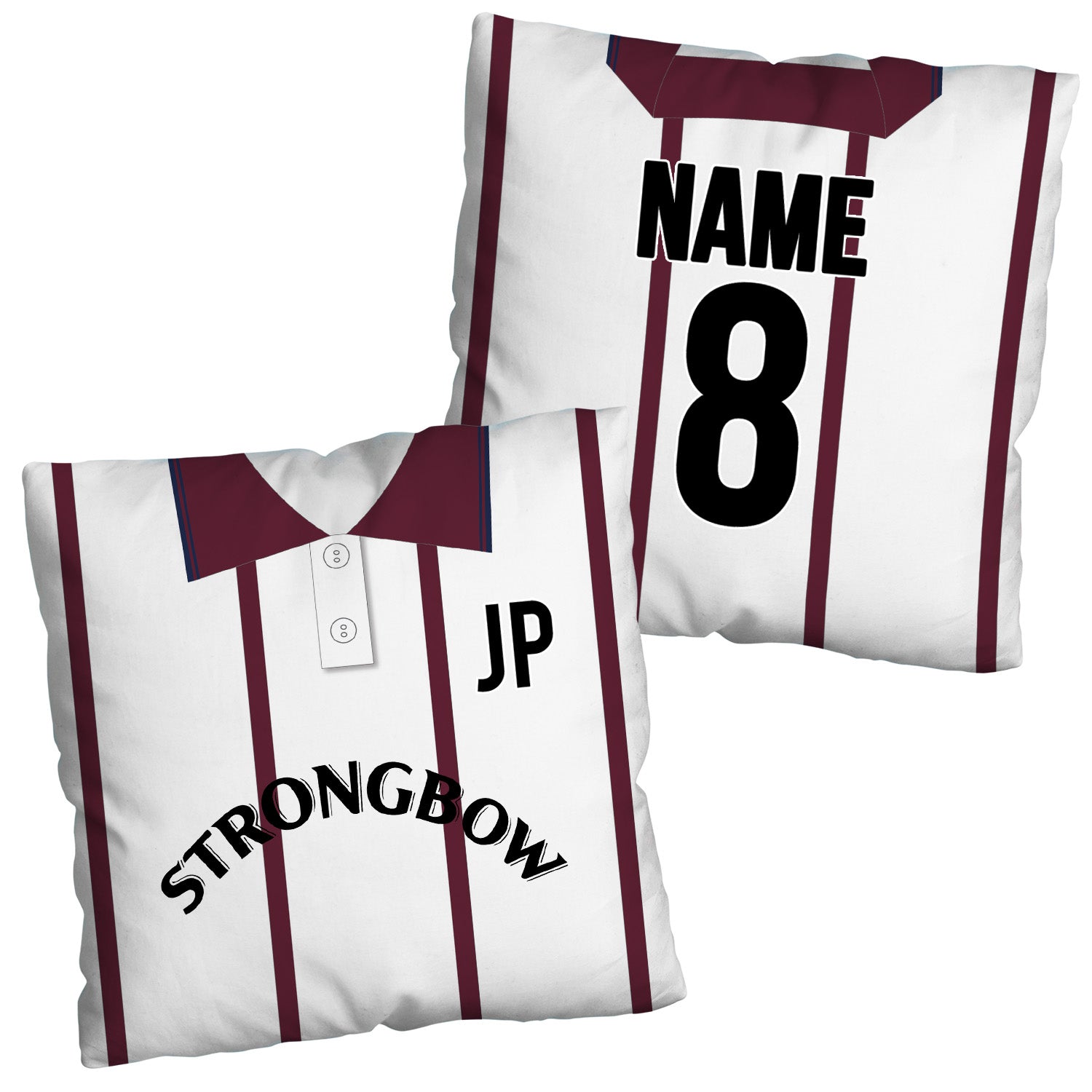 Hearts 1994 Away Shirt - 45cm or 61cm Retro Cushion