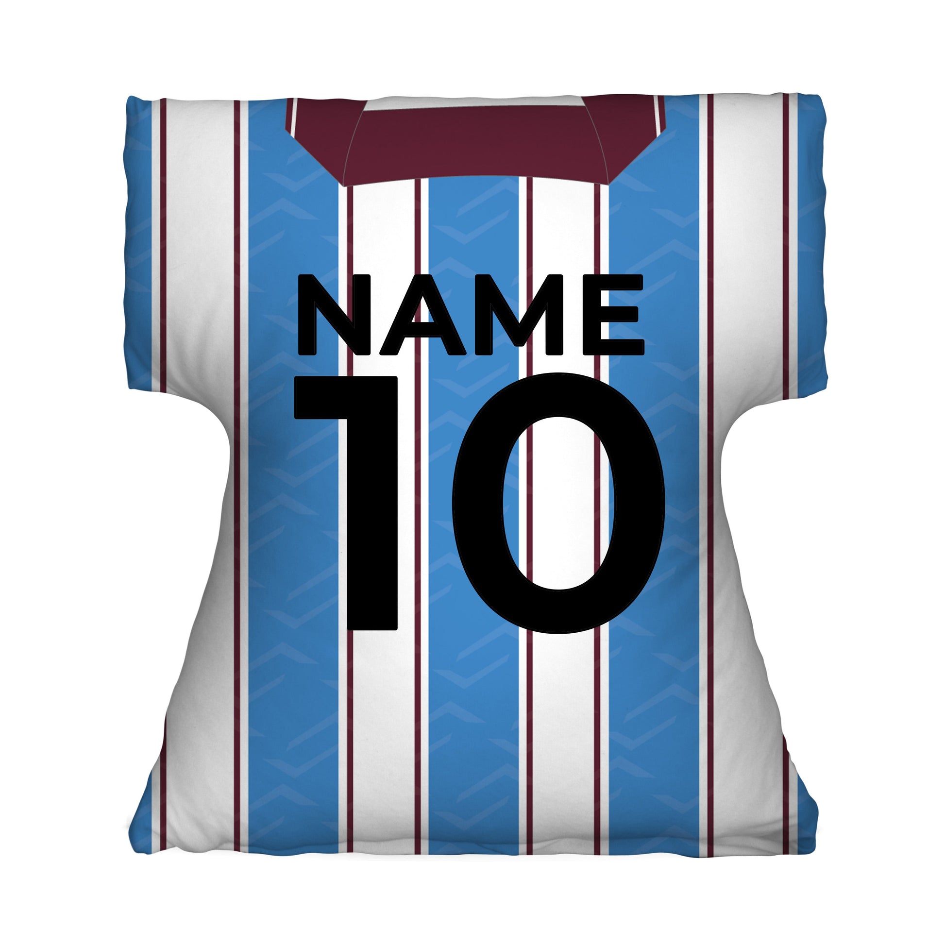 Hearts - 1995 Away Shirt - Personalised Retro Shirt Cushion