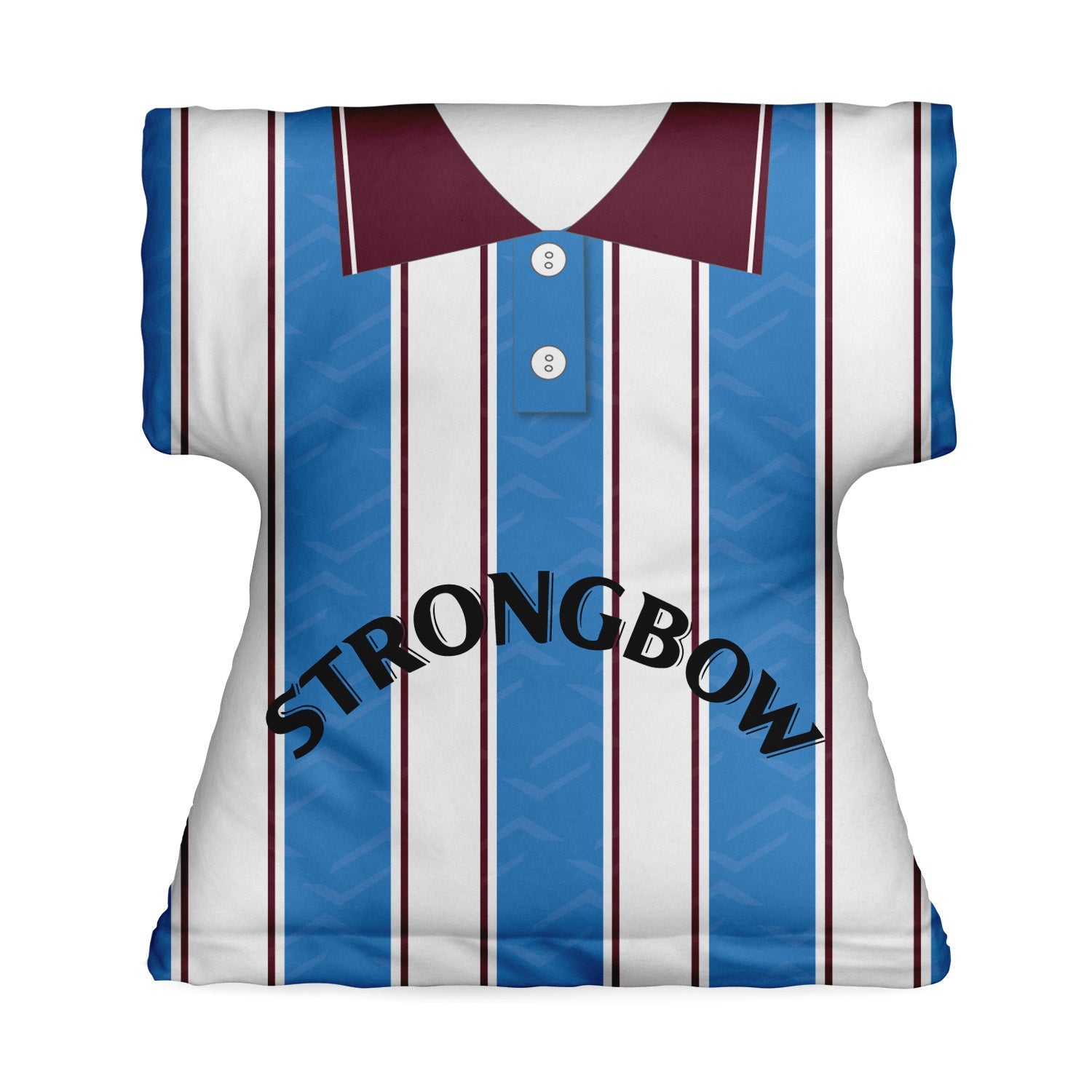 Hearts - 1995 Away Shirt - Personalised Retro Shirt Cushion