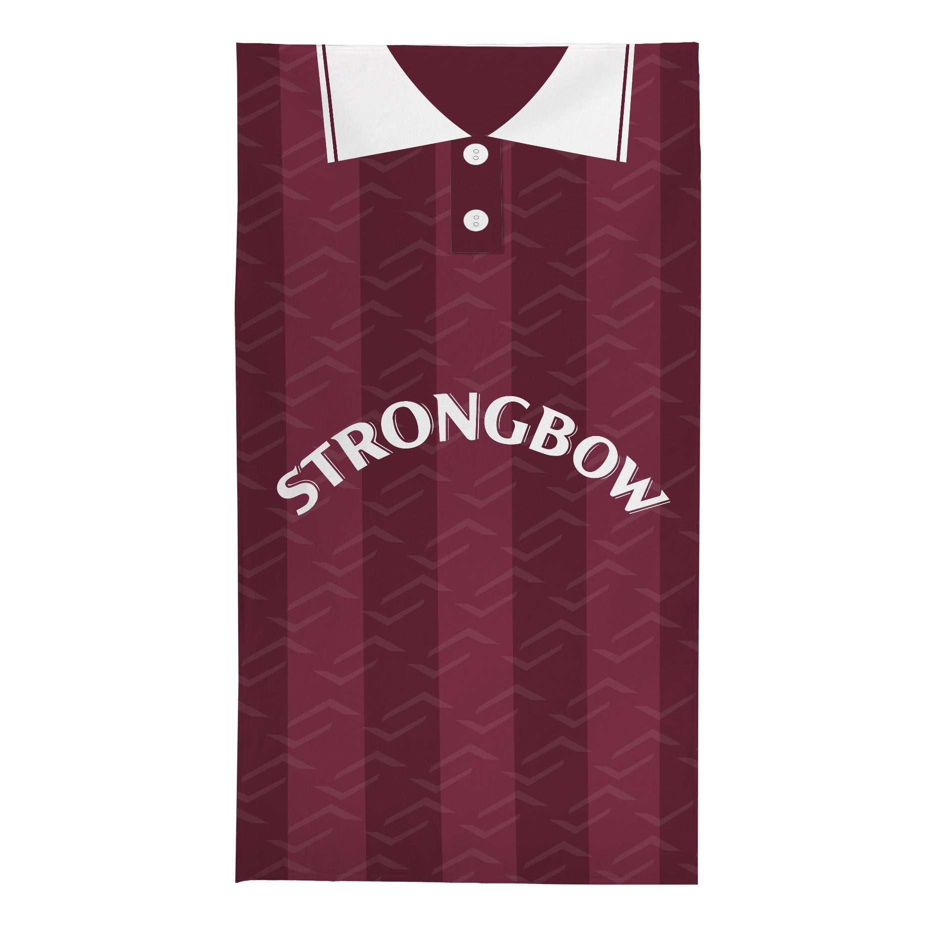 Hearts 1997 Home Shirt - Personalised Lightweight, Microfibre Retro Beach Towel 