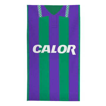 Hibernian Retro 1994 Away Shirt - Personalised Lightweight, Microfibre Retro Beach Towel - 150cm x 75cm