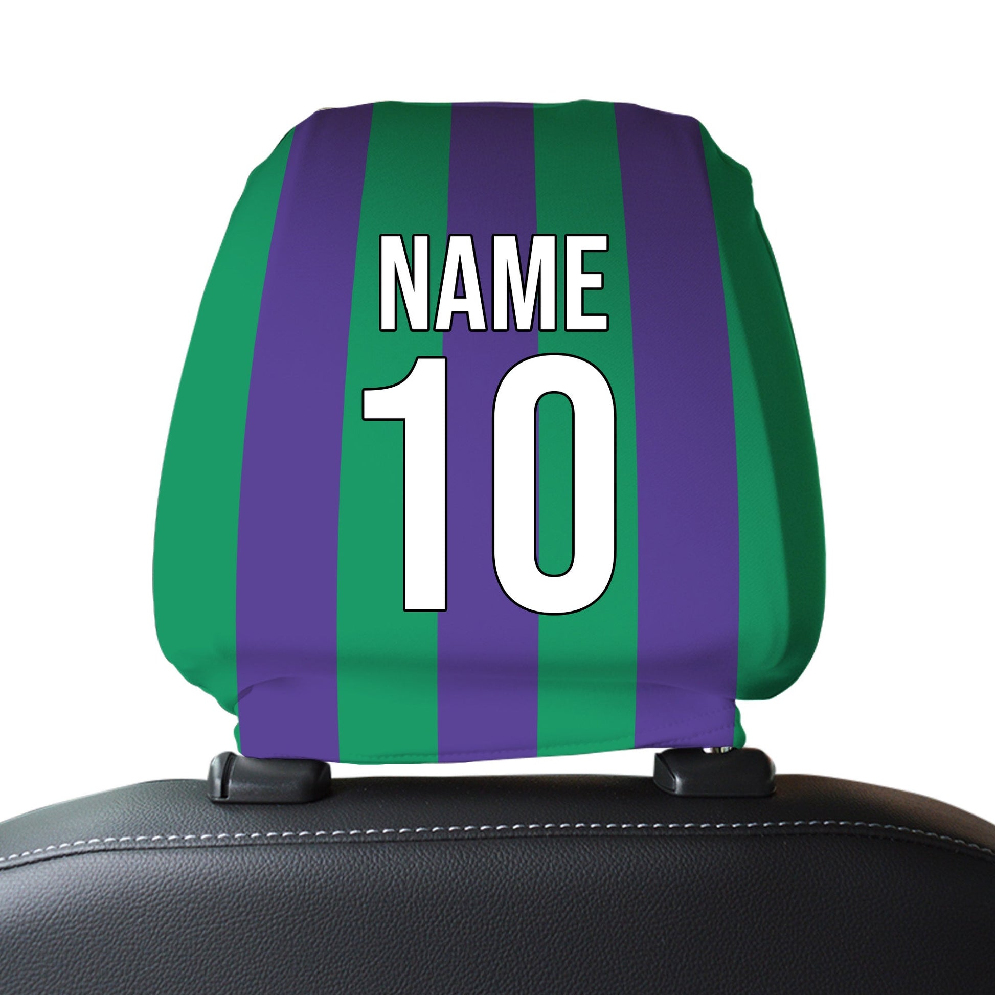 Hibernian 1994 Away - Retro Football Shirt - Pack of 2 - Car Seat Headrest Covers