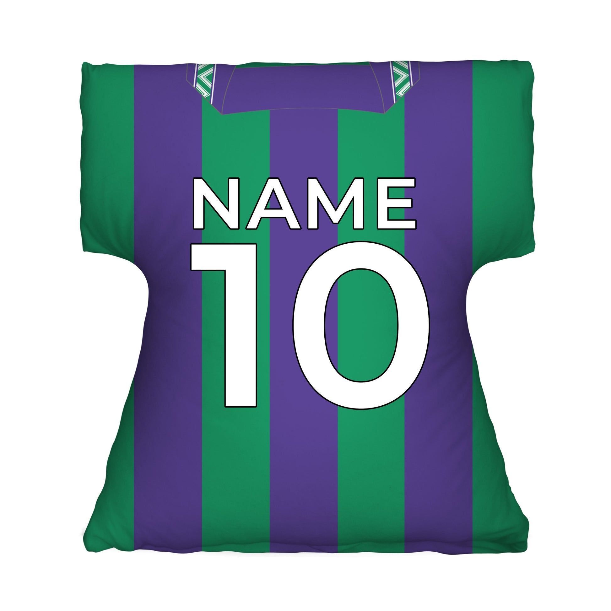 Hibernian 1994 Away Shirt - Personalised Retro Shirt Cushion