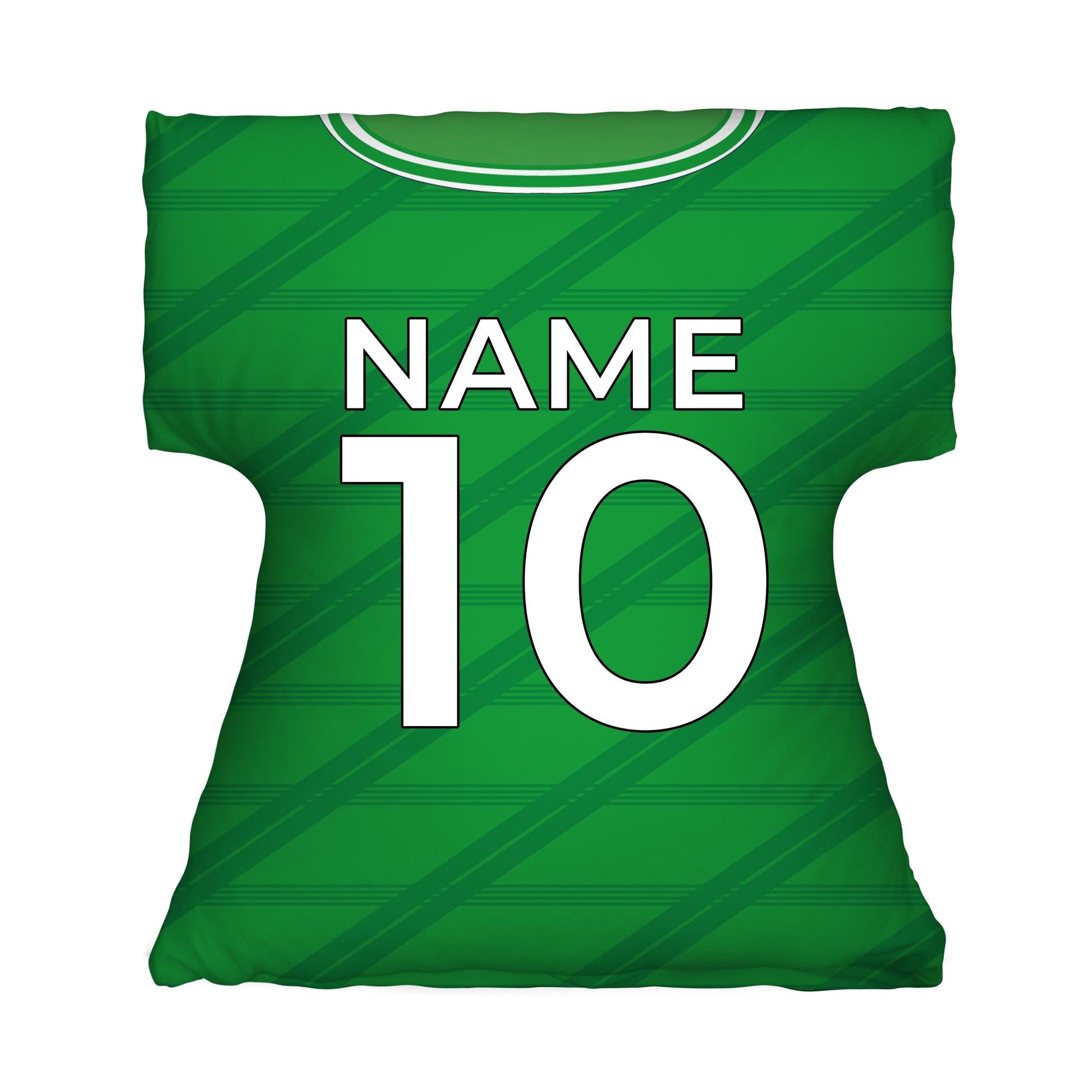 Hibernian 1998 Home Shirt - Personalised Retro Shirt Cushion