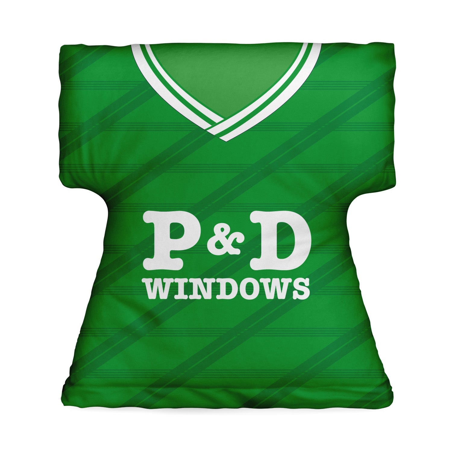 Hibernian 1998 Home Shirt - Personalised Retro Shirt Cushion