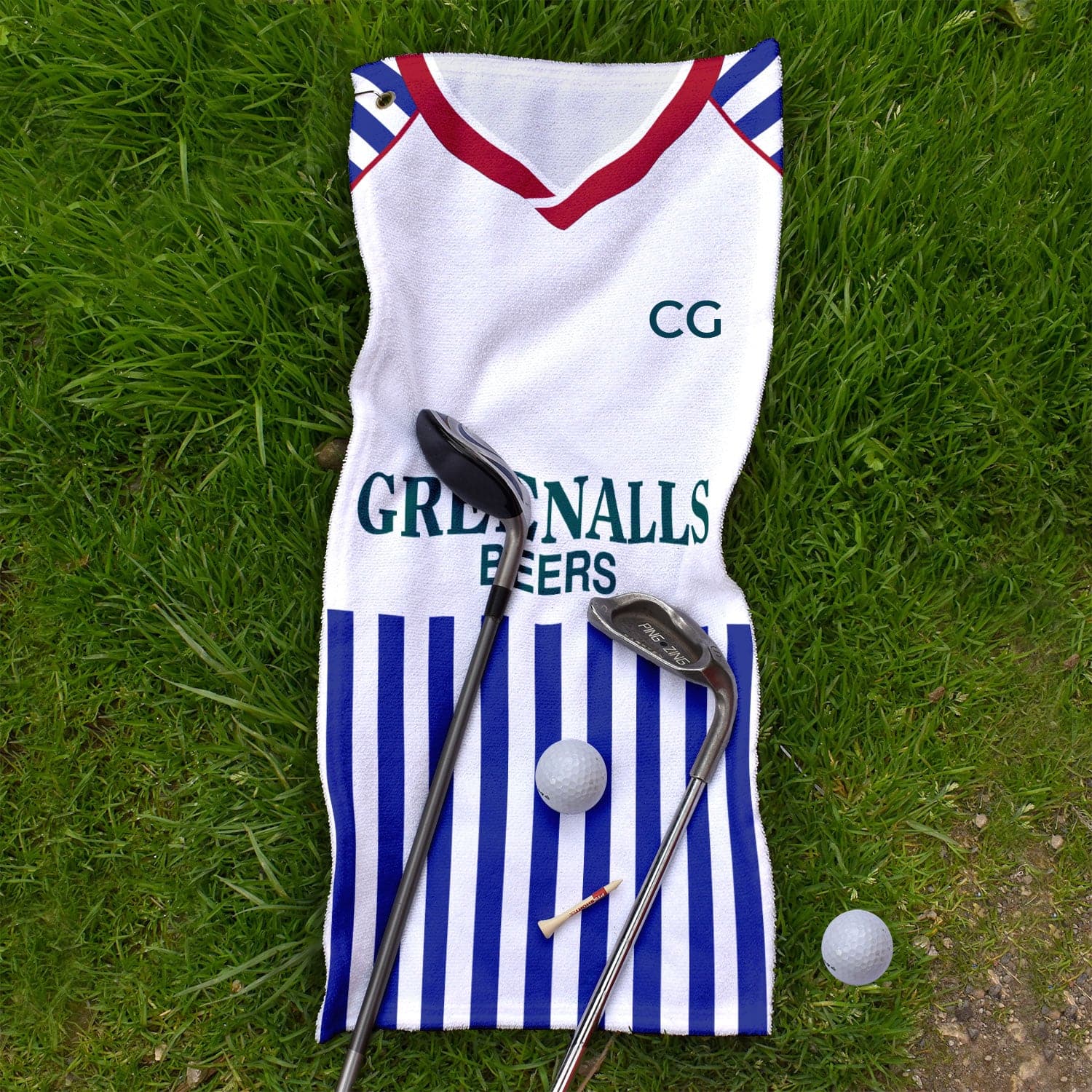 Huddersfield - 1987 - Home - Personalised Retro Golf Towel