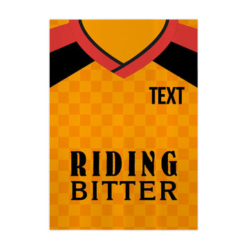 Personalised Hull Retro - 1998  Home Shirt - A4 Metal Sign Plaque - Frame Options Available