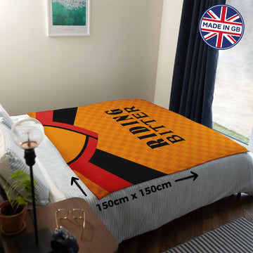 Hull Retro - 1998 - Home Shirt - Personalised Retro Fleece Blanket