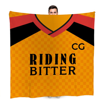 Hull Retro - 1998 - Home Shirt - Personalised Retro Fleece Blanket