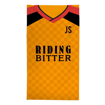 Hull Retro - 1998 - Home Shirt - Personalised Lightweight, Microfibre Retro Beach Towel - 150cm x 75cm