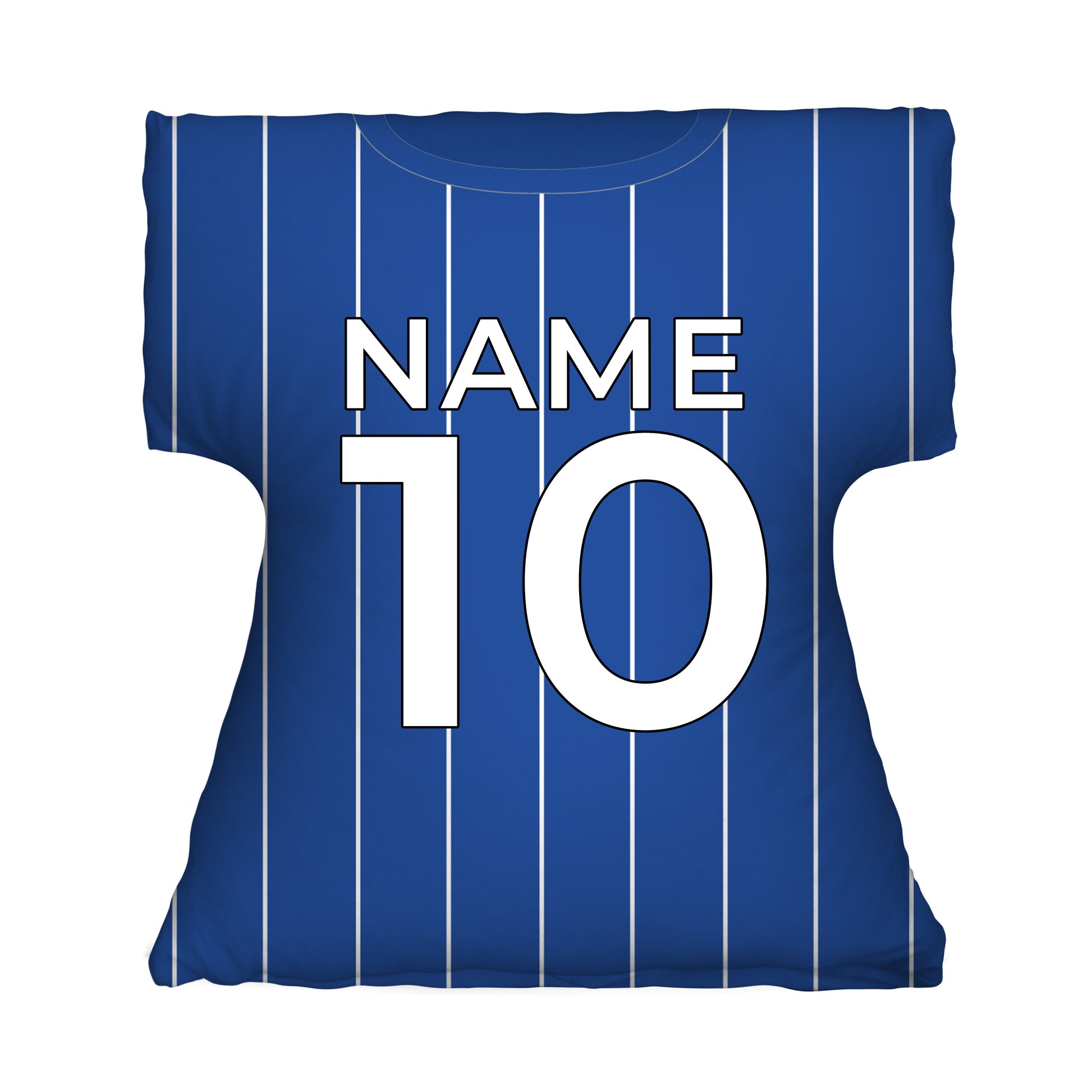 Ipswich Town 1981 Home Shirt - Personalised Retro Shirt Cushion