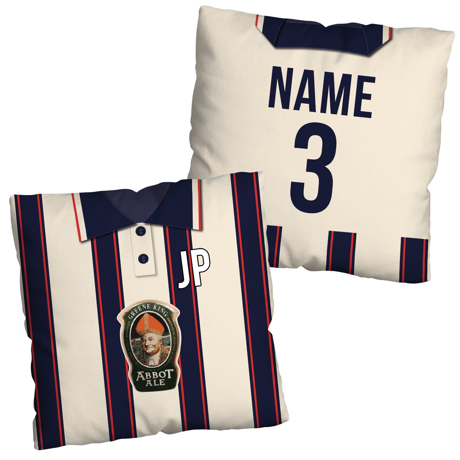 Ipswich Retro 1997 Away Shirt - 45cm or 61cm Retro Cushion