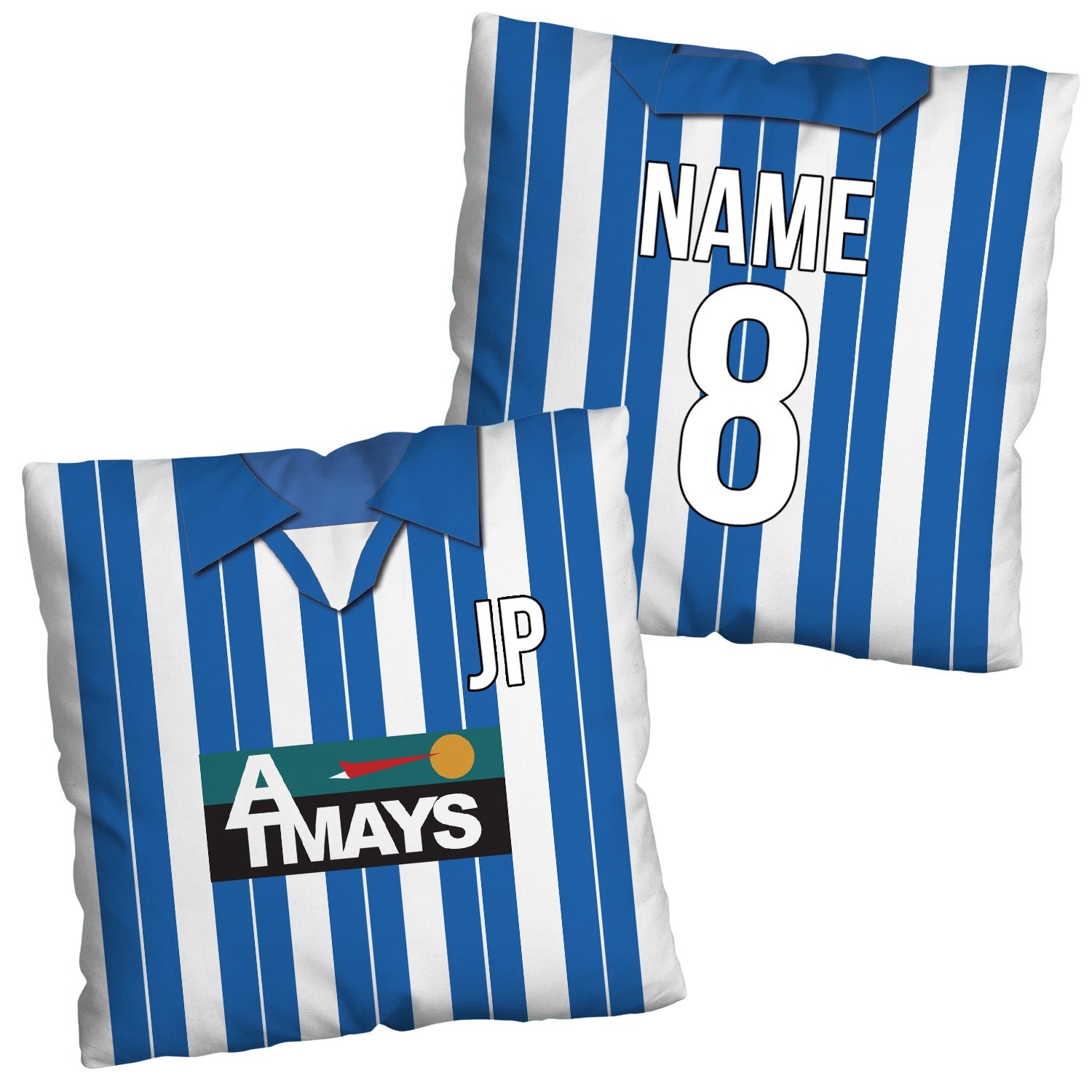 Kilmarnock 1997 Home Shirt - 45cm or 61cm Retro Cushion