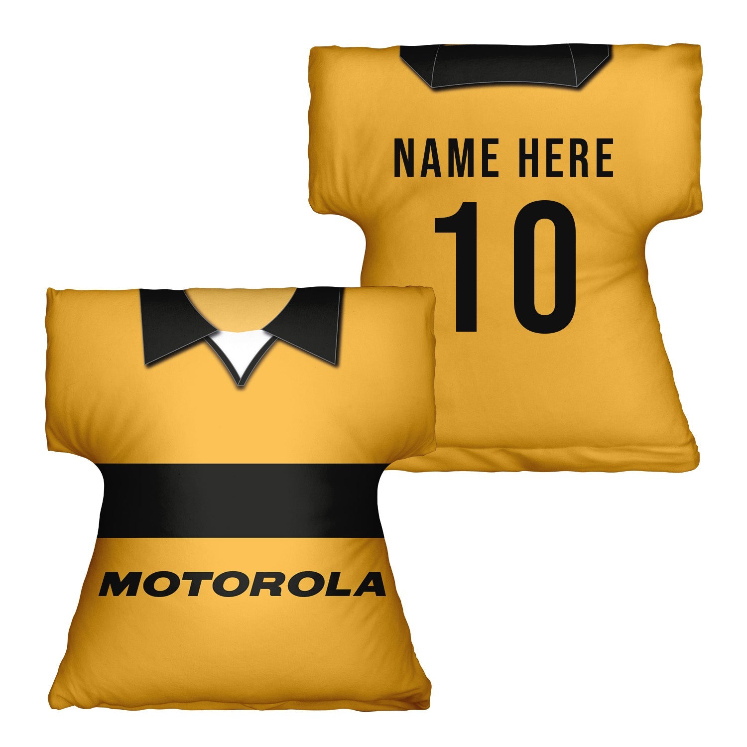 Livingston 2001 Home Shirt - Personalised Retro Shirt Cushion