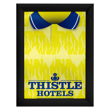 Personalised Leeds 1992 Home Shirt - A4 Metal Sign Plaque - Frame Options Available