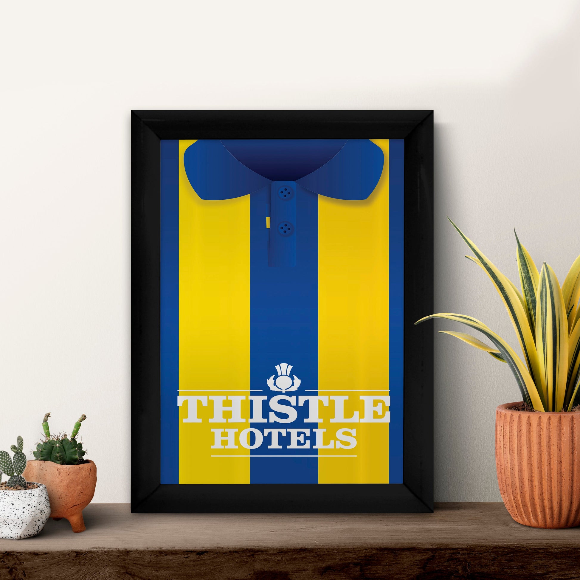 Personalised Leeds 1994 Away Shirt - A4 Metal Sign Plaque