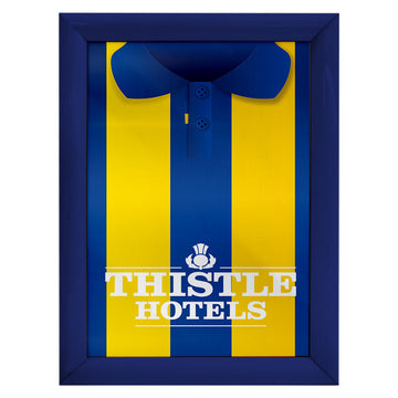 Personalised Leeds 1994 Away Shirt - A4 Metal Sign Plaque - Frame Options Available