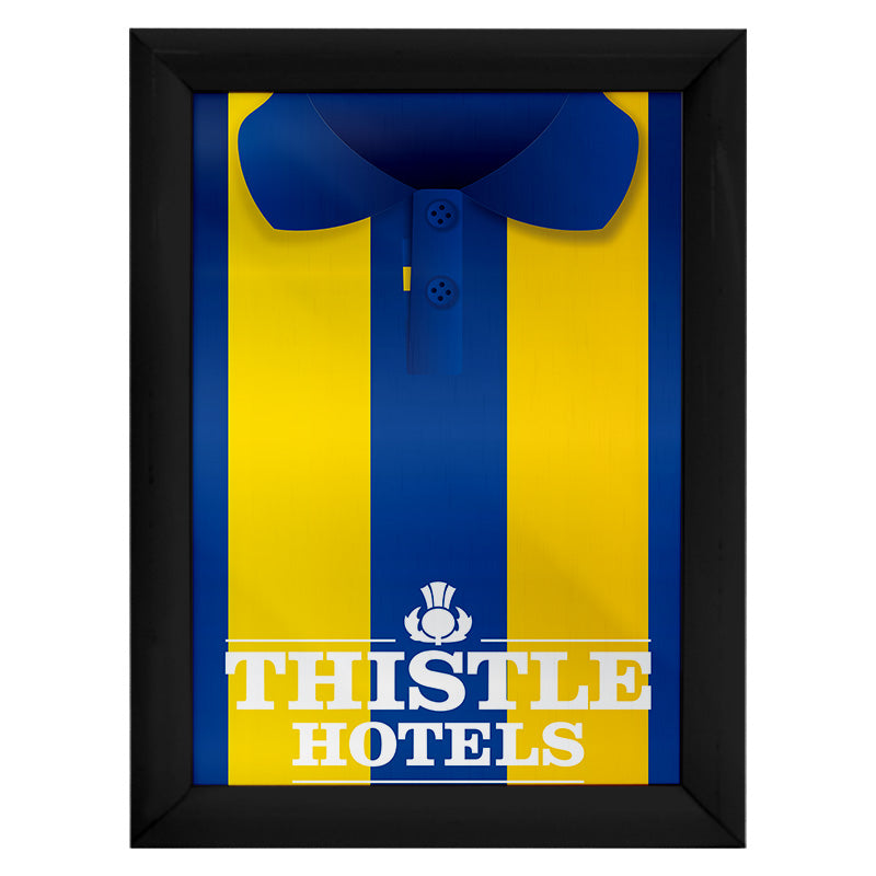 Personalised Leeds 1994 Away Shirt - A4 Metal Sign Plaque