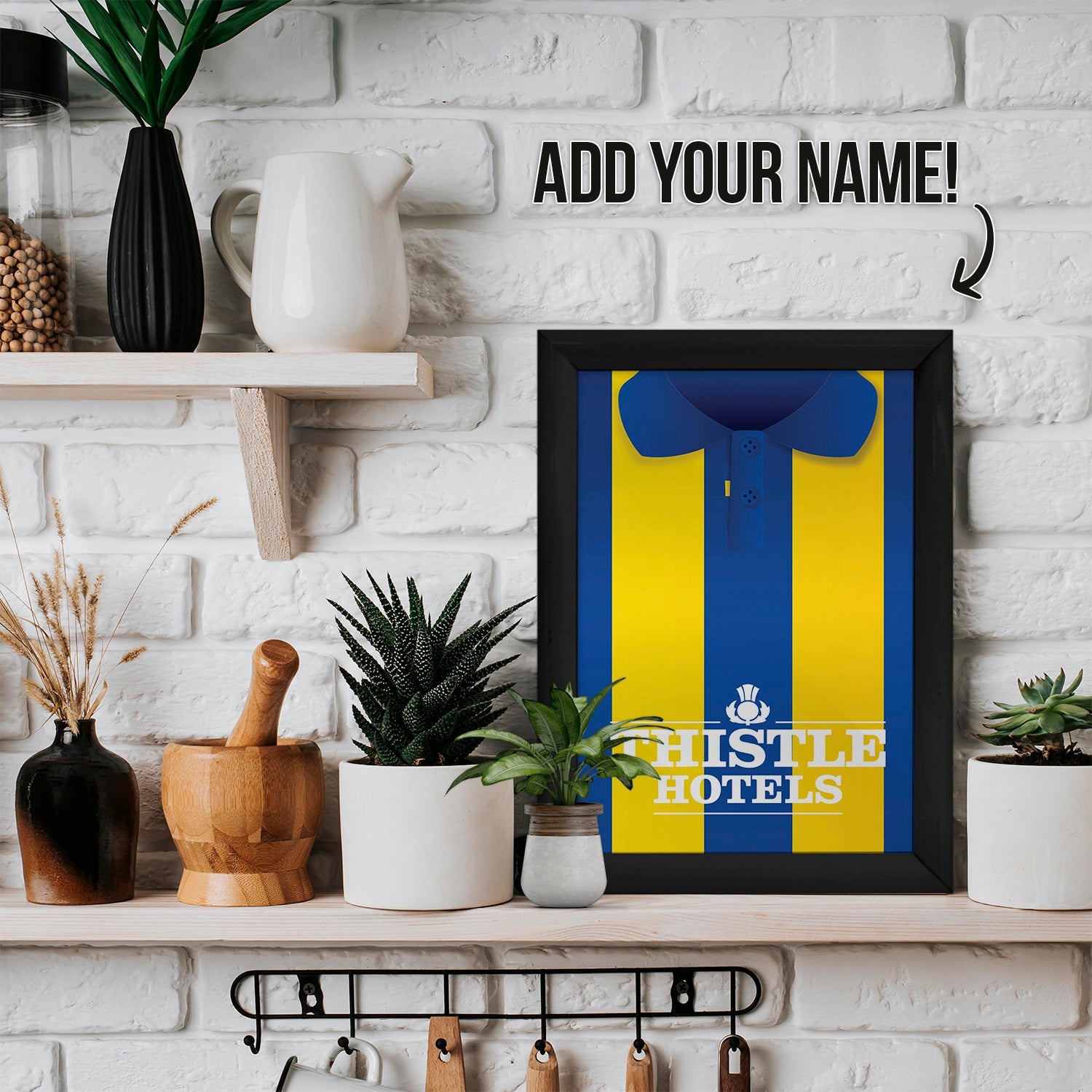 Personalised Leeds 1994 Away Shirt - A4 Metal Sign Plaque