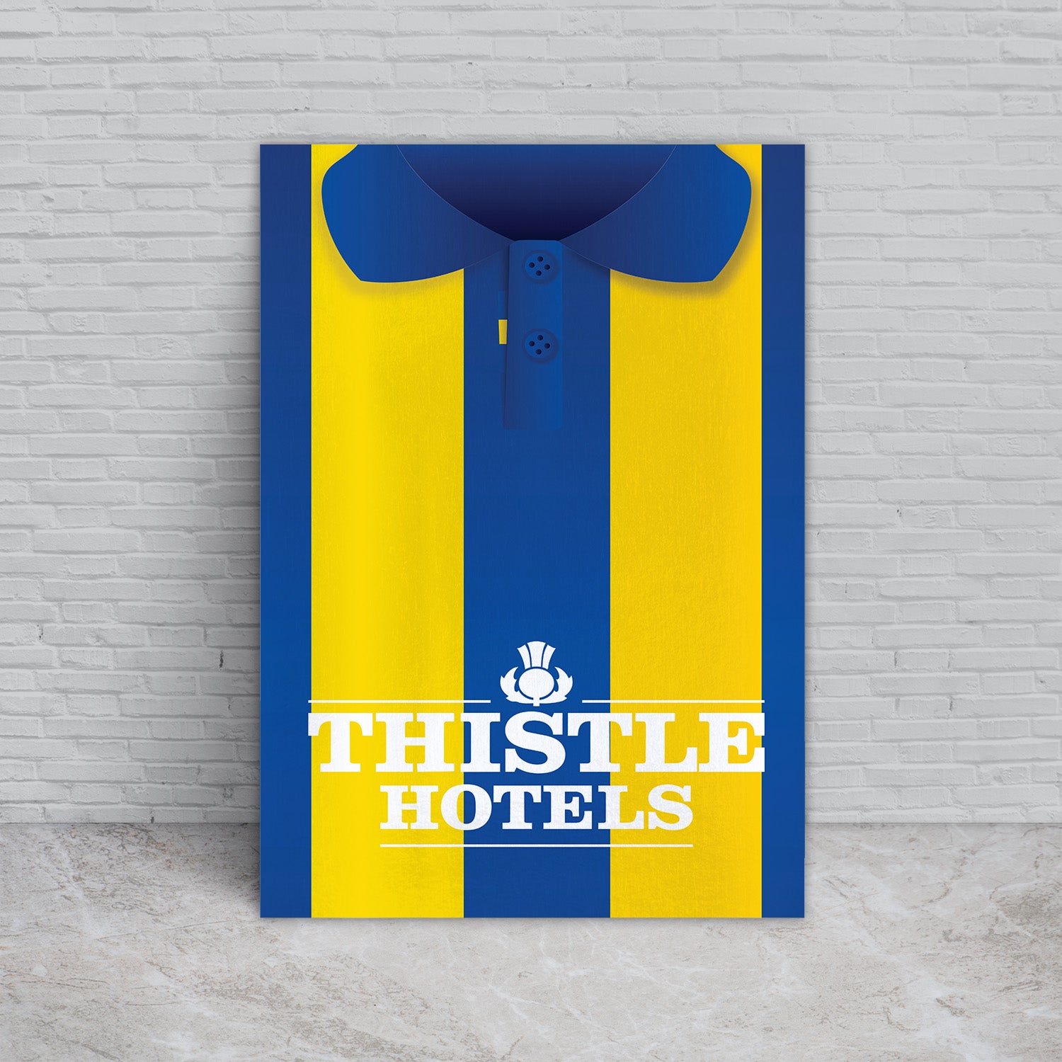 Personalised Leeds 1994 Away Shirt - A4 Metal Sign Plaque