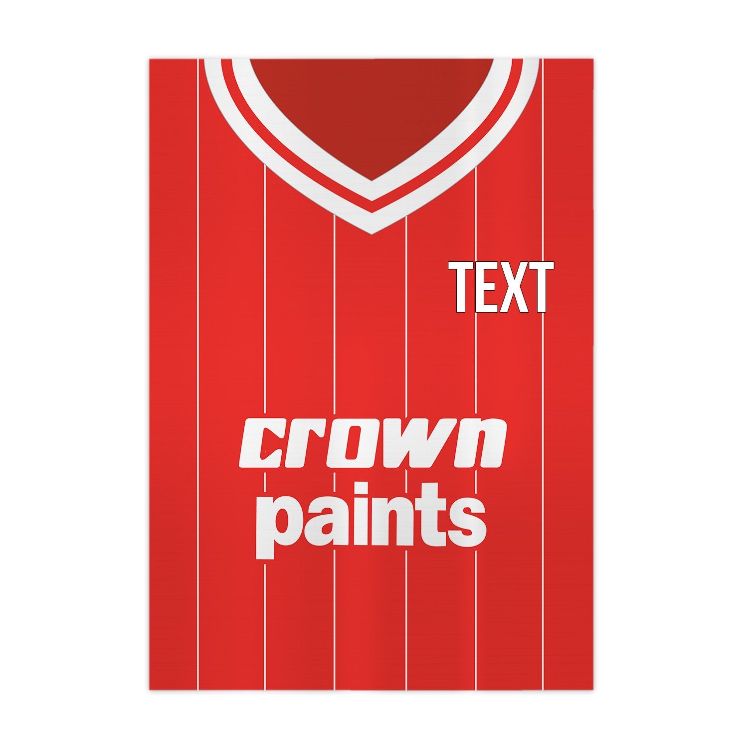 Personalised Liverpool - 1981 Home Shirt - A4 Metal Sign Plaque