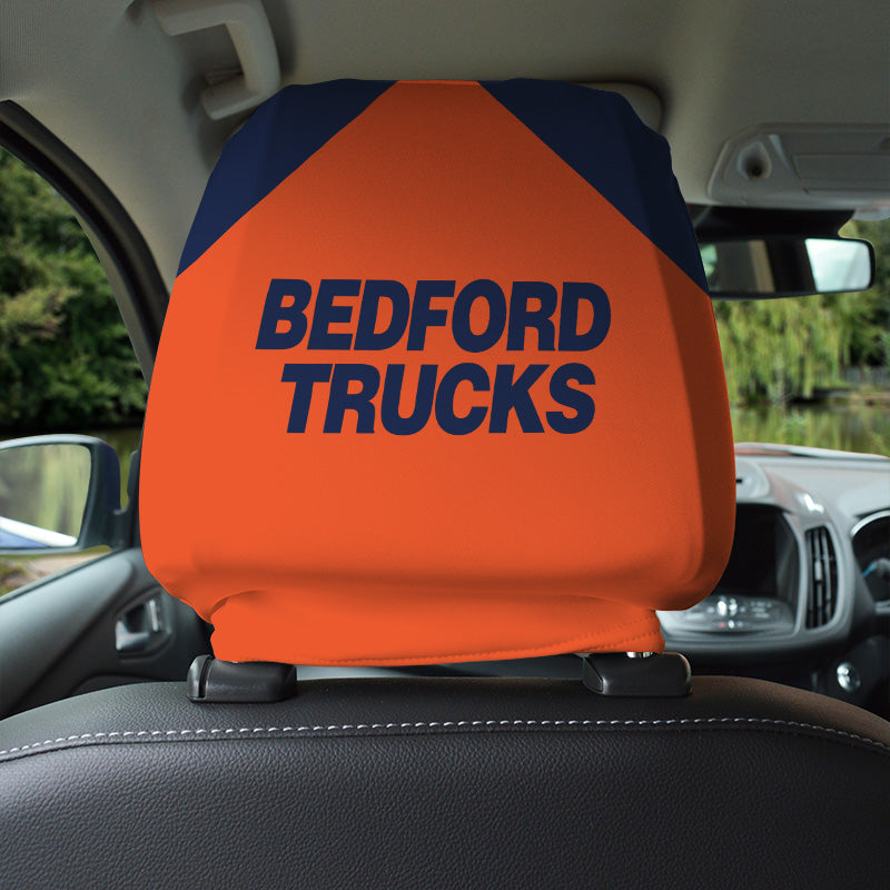 Luton 1983 Away - Retro Football Shirt - Pack of 2 - Car Seat Headrest Covers