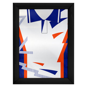 Personalised Luton Retro - 1992 Home Shirt - A4 Metal Sign Plaque - Frame Options Available