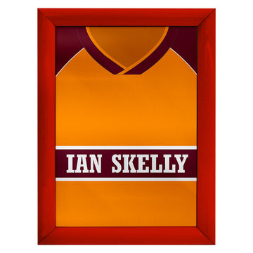 Motherwell Retro 1987 Home Shirt - A4 Personalised Metal Sign Plaque - Frame Options Available