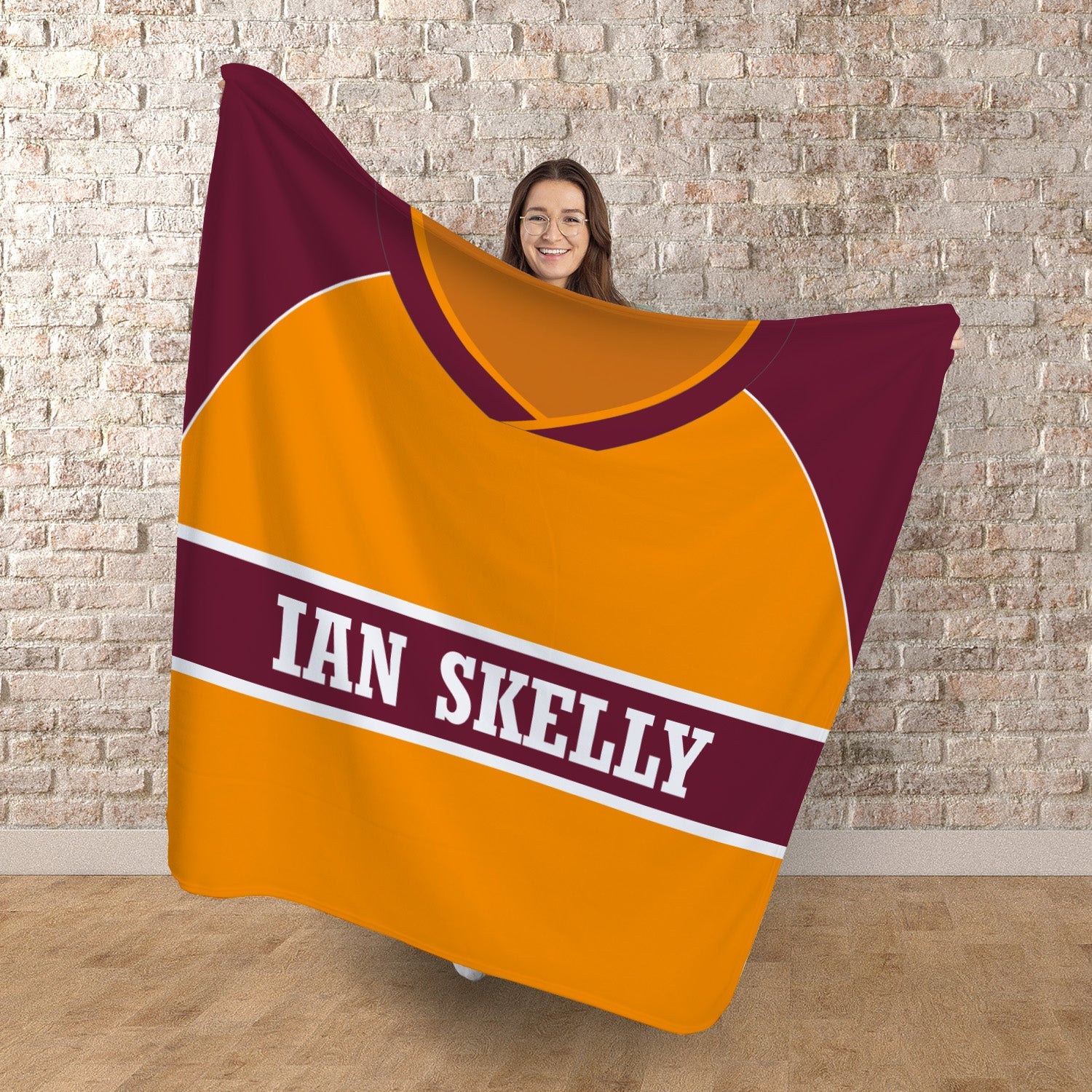 Motherwell 1987 Home - Personalised Retro Fleece Blanket 150cm X 150cm