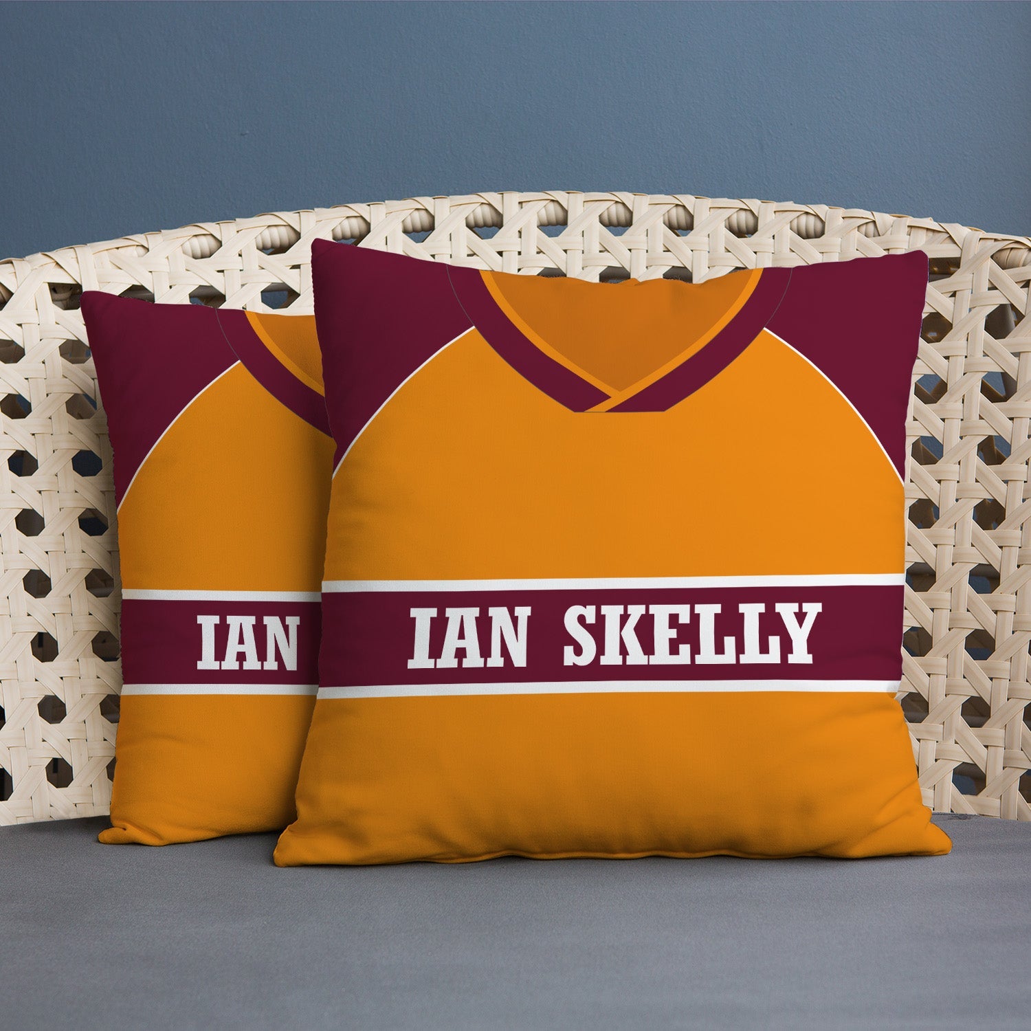 Motherwell 1987 Home Shirt - 45cm or 61cm Retro Cushion