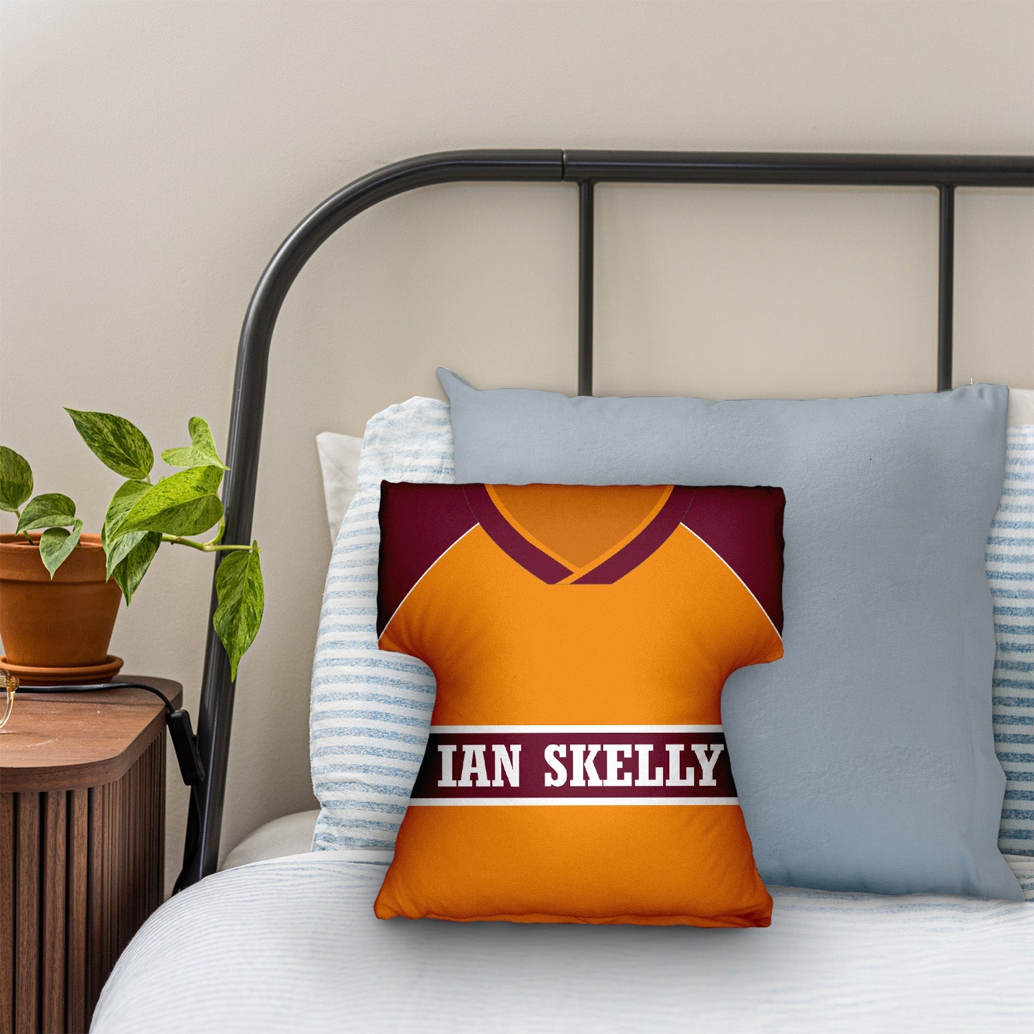 Motherwell 1987 Home Shirt - Personalised Retro Shirt Cushion