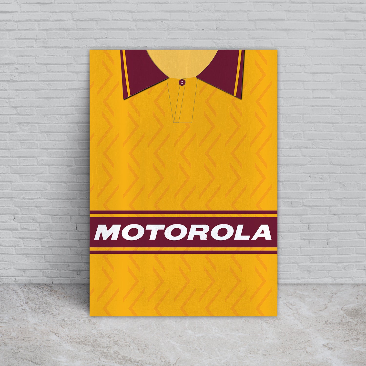 Motherwell 1994 Home Shirt - A4 Personalised Metal Sign Plaque