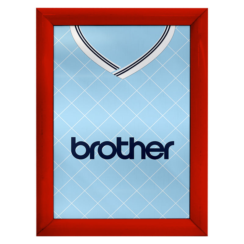 Personalised Man City - 1988 Home Shirt - A4 Metal Sign Plaque