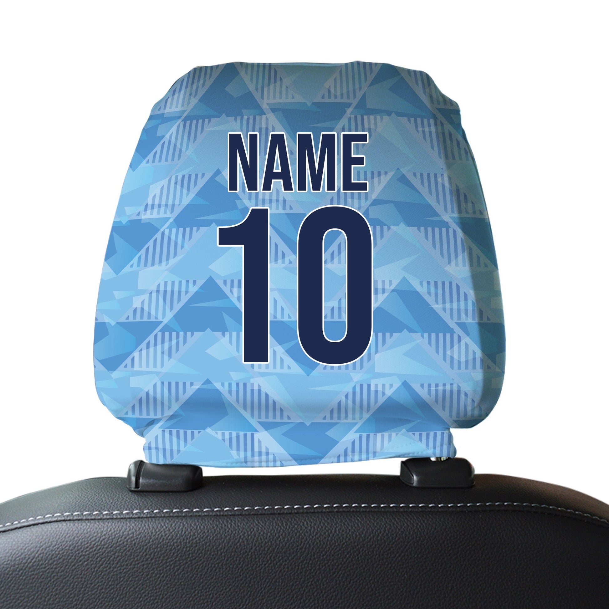 Man City 1989 Home - Retro Football Shirt - Pack of 2 - Car Seat Headrest Covers