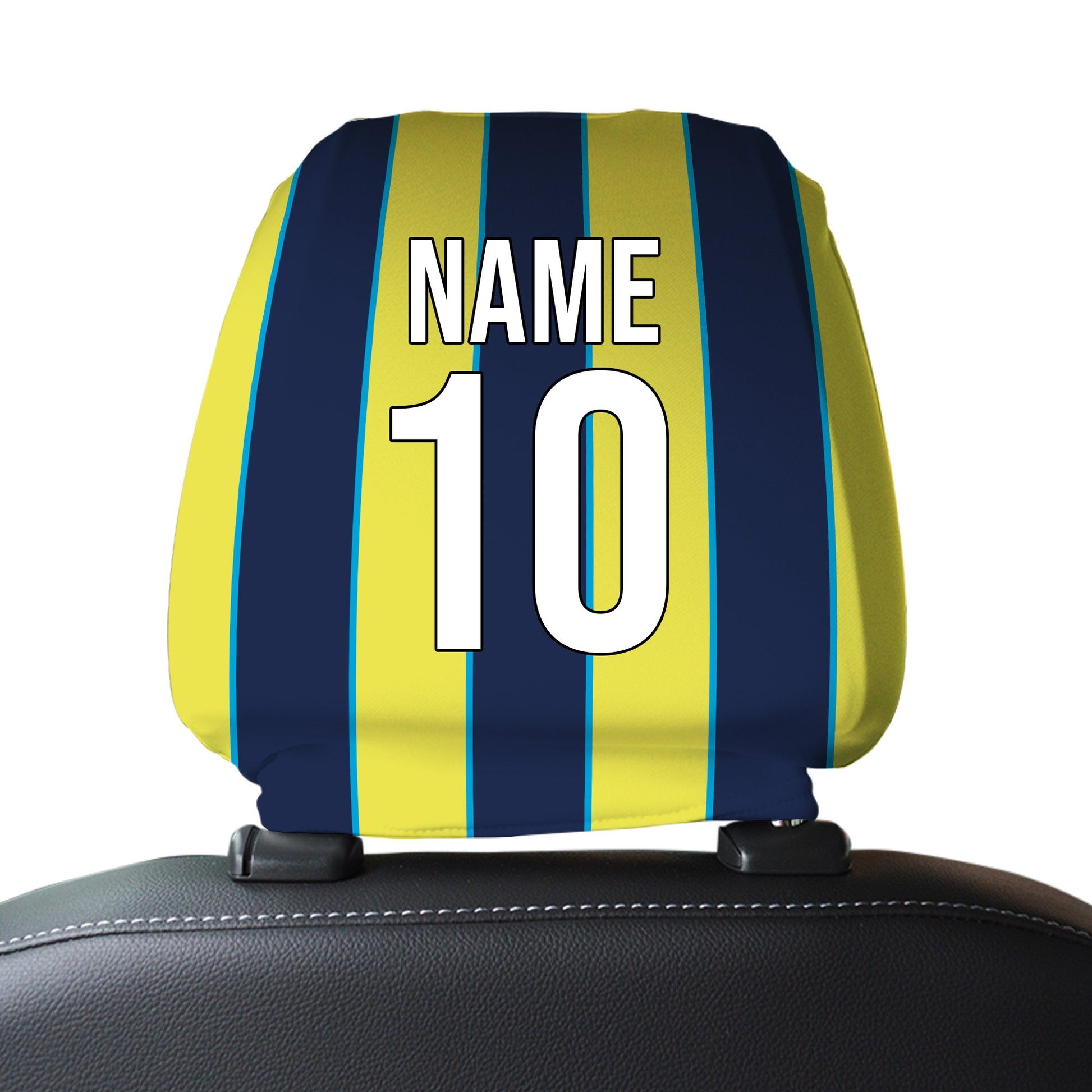 Man City 1998 Away - Retro Football Shirt - Pack of 2 - Car Seat Headrest Covers