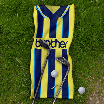 Manchester Blue Retro - 1998 Away - Retro Lightweight, Microfibre Golf Towel