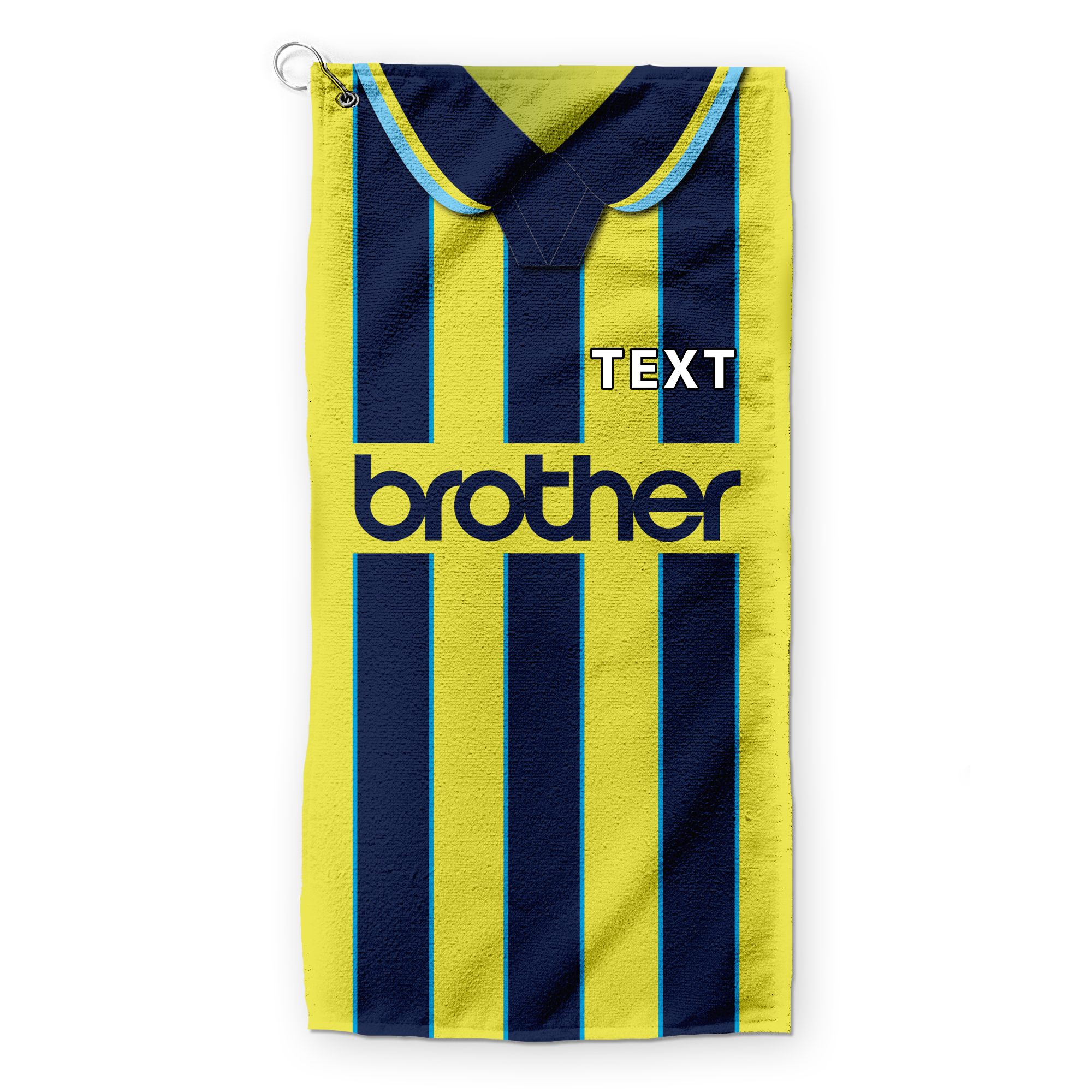 Manchester Blue Retro - 1998 Away - Retro Lightweight, Microfibre Golf Towel