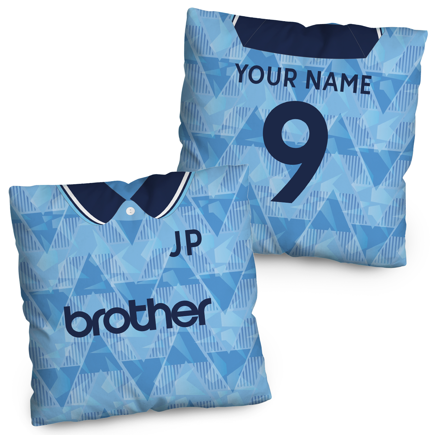 Man City - 1989 Home Shirt - 45cm or 61cm Retro Cushion