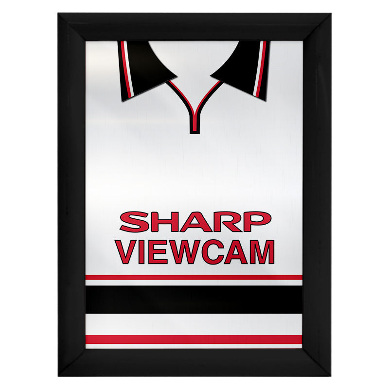 Personalised Man United - 1999 Away Shirt - A4 Metal Sign Plaque 