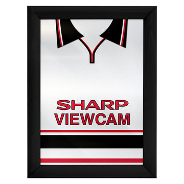 Personalised Man United - 1999 Away Shirt - A4 Metal Sign Plaque - Frame Options Available