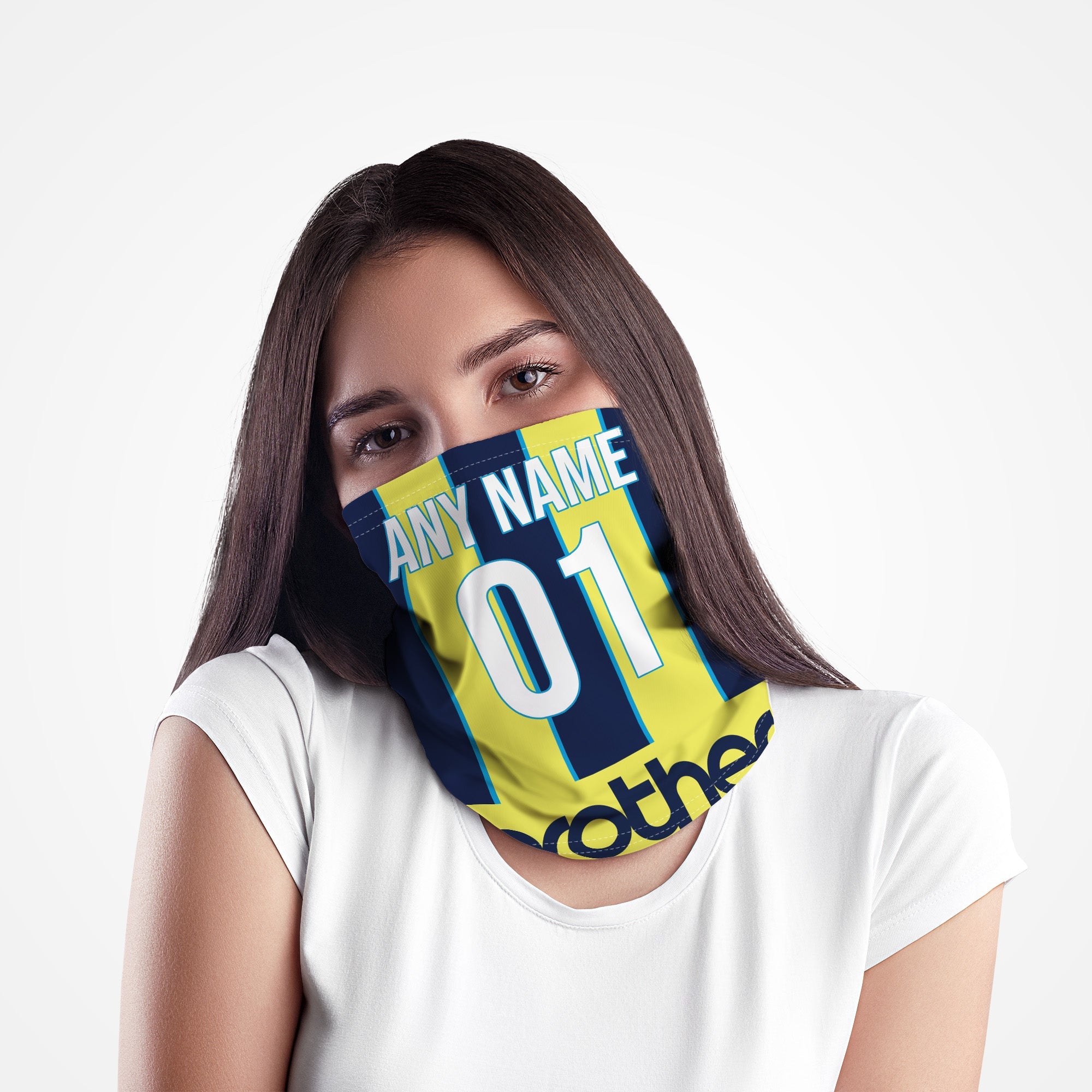 Manchester Blue Retro 1998 Away - Personalised Retro Football Snood