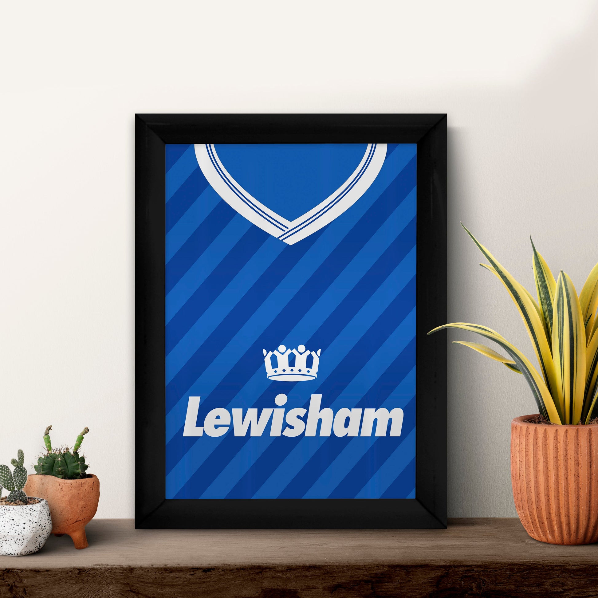 Personalised Millwall - 1987 Home Shirt - A4 Metal Sign Plaque