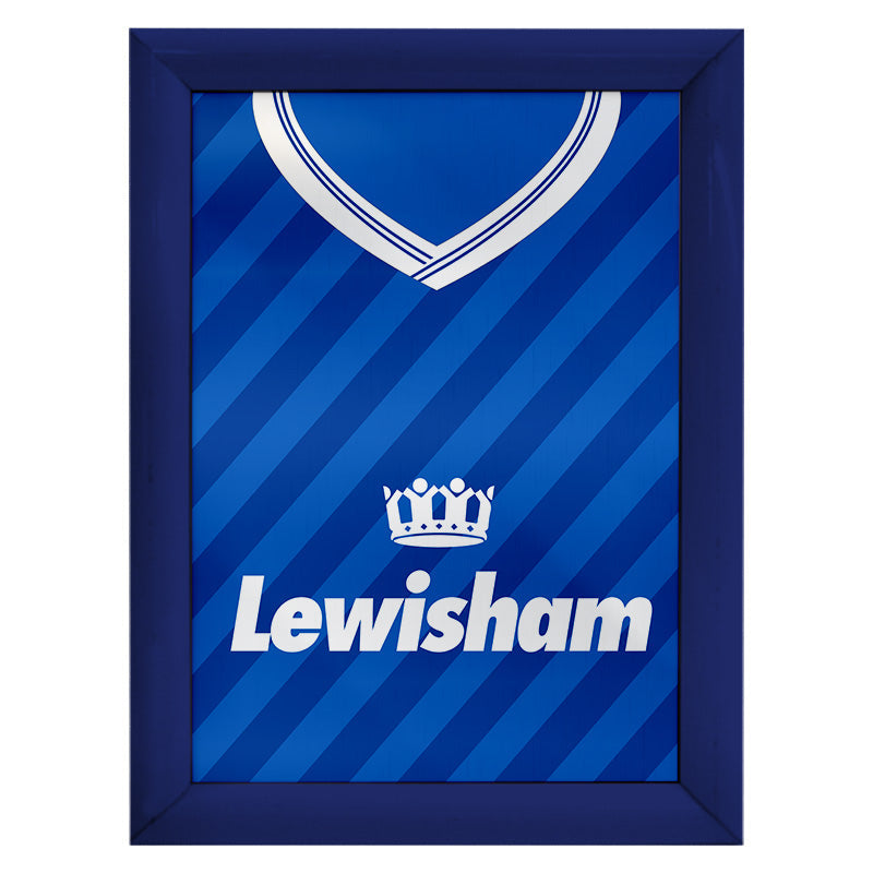 Personalised Millwall - 1987 Home Shirt - A4 Metal Sign Plaque