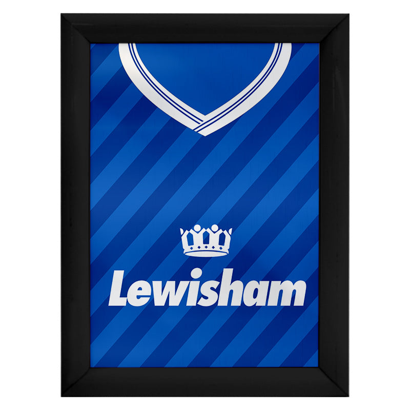 Personalised Millwall - 1987 Home Shirt - A4 Metal Sign Plaque