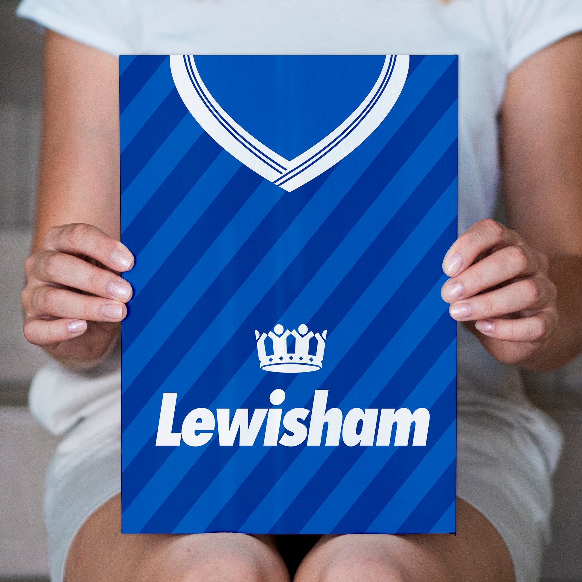 Personalised Millwall - 1987 Home Shirt - A4 Metal Sign Plaque